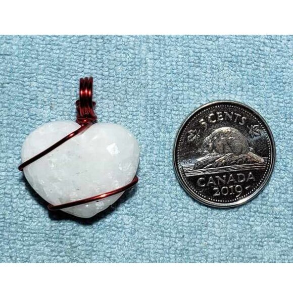 Hand Carved Milky Quarts Pendant - Picture 1 of 1